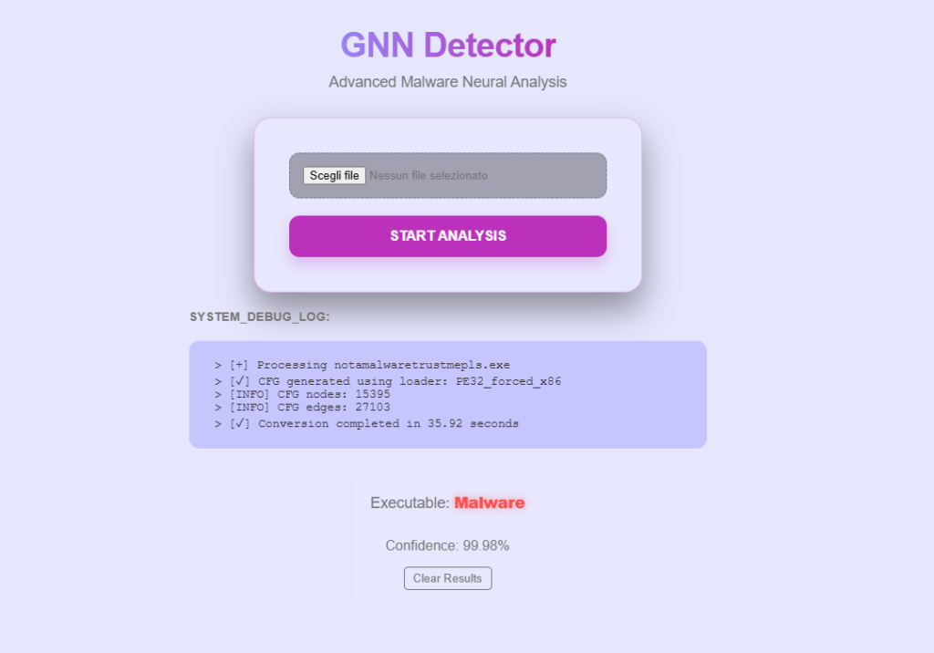 Malware Classifier:case of malware detection
